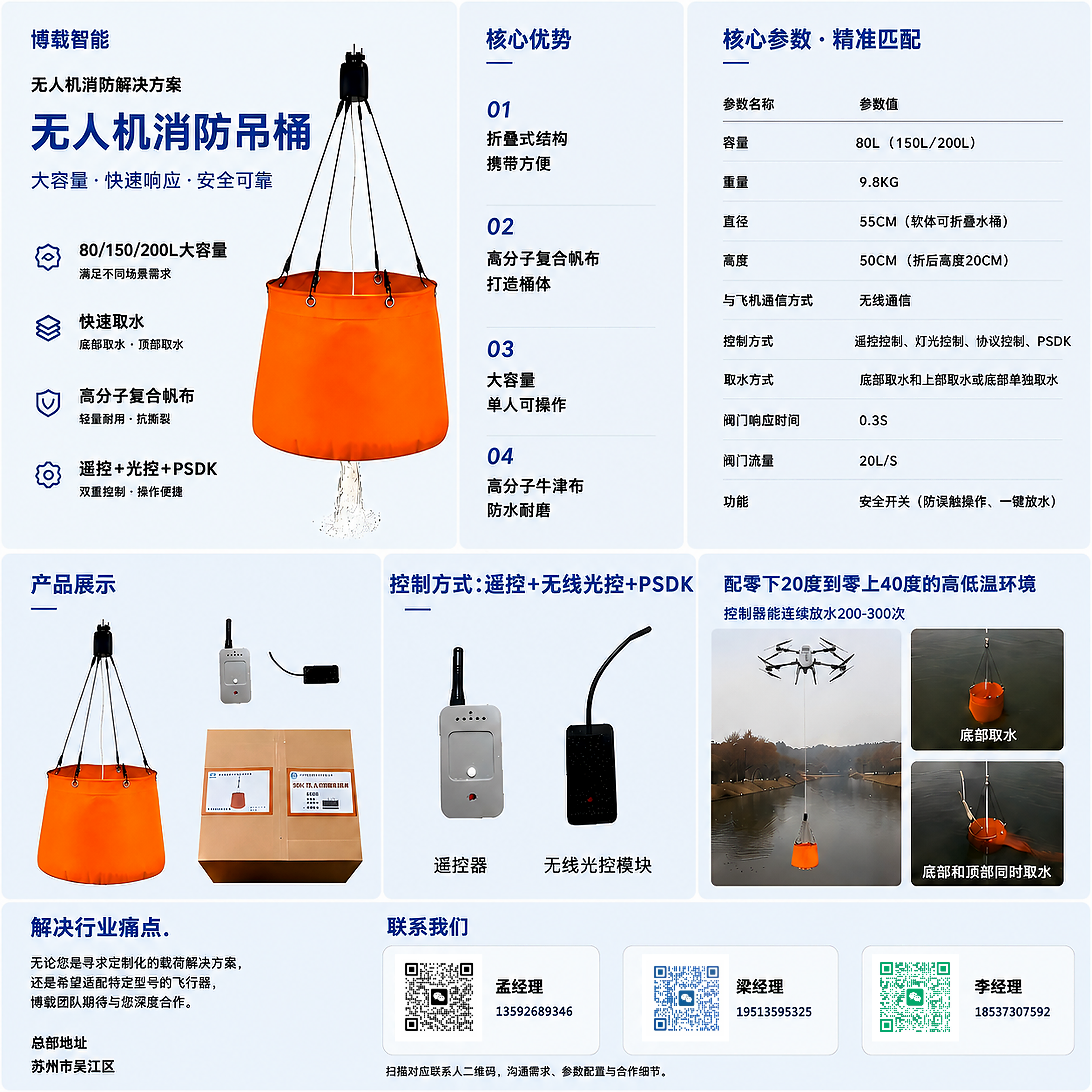 无人机消防吊桶宣传页